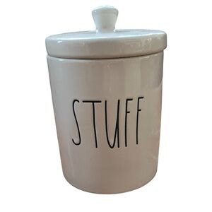 Rae Dunn Ceramic Storage Jar with Lid